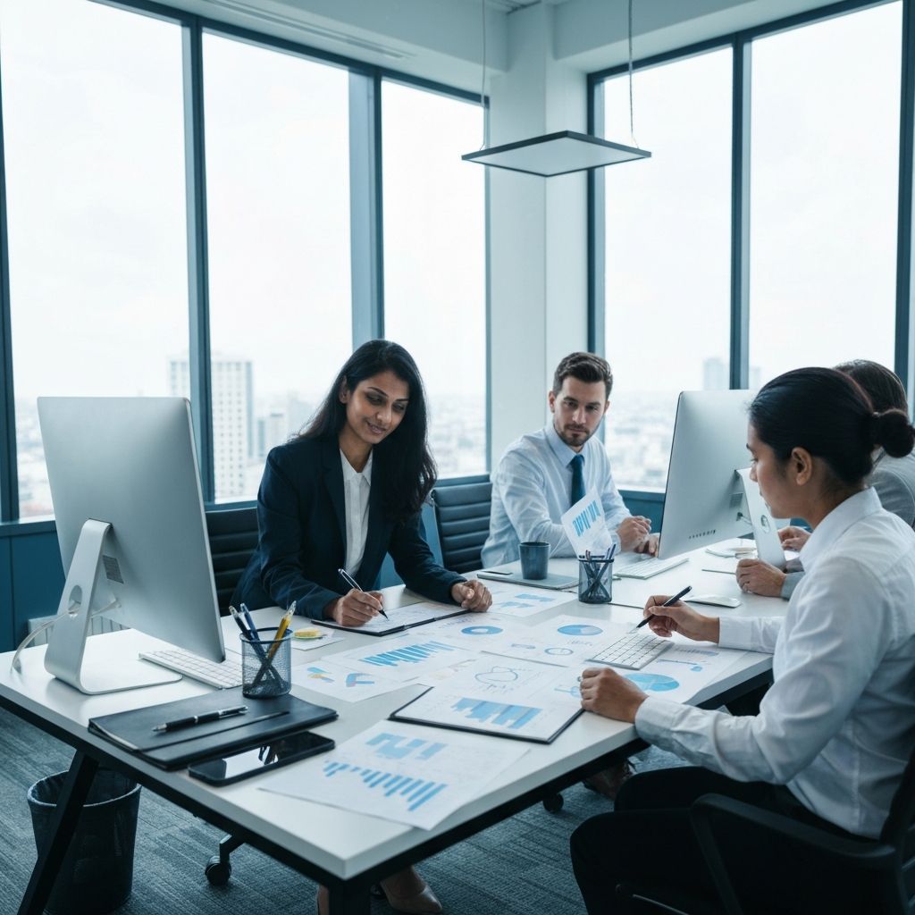 Professional financial planning team
